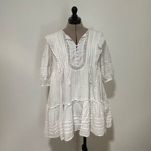 American Eagle Outfitters White Tunic Top